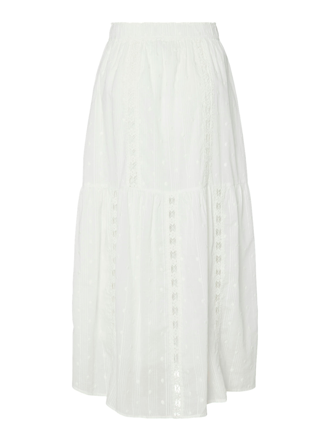 YASTHIA HW ANKLE SKIRT - STAR WHITE