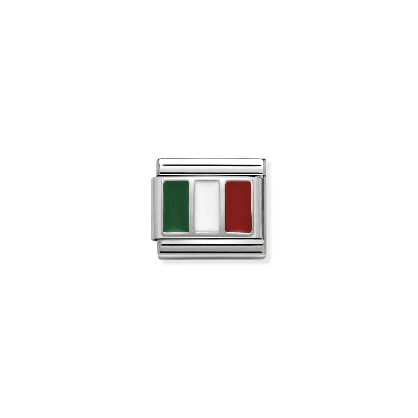 LINK, ITALY FLAG SILVER