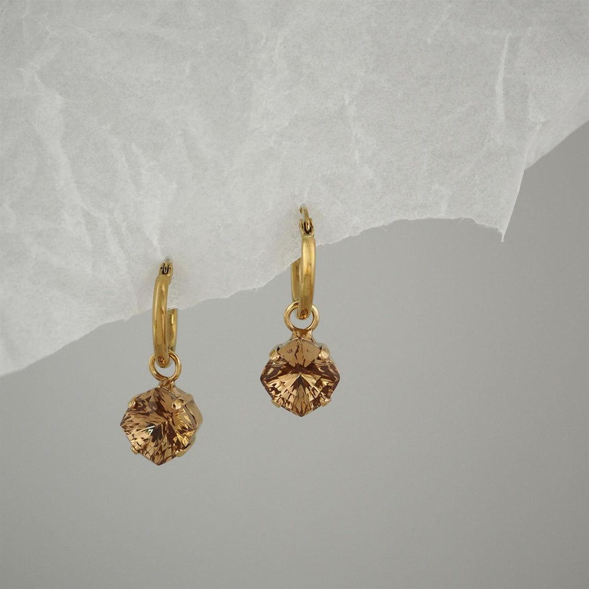 Goldie Hoops ChampagneSquare