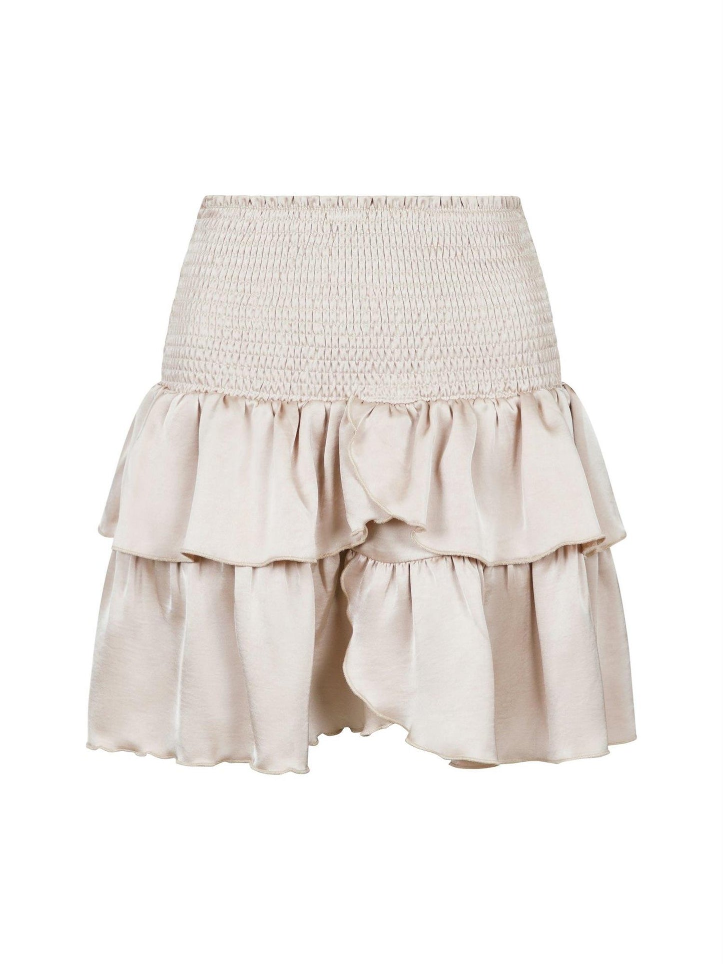 Carin Heavy Sateen Skirt - Champagne