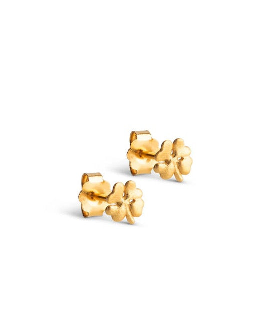 Organic Clover Mini Studs