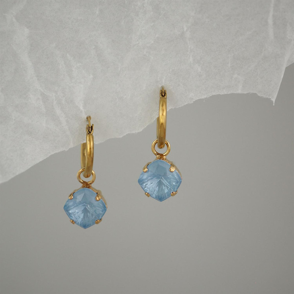 Goldie Hoops Sky Square