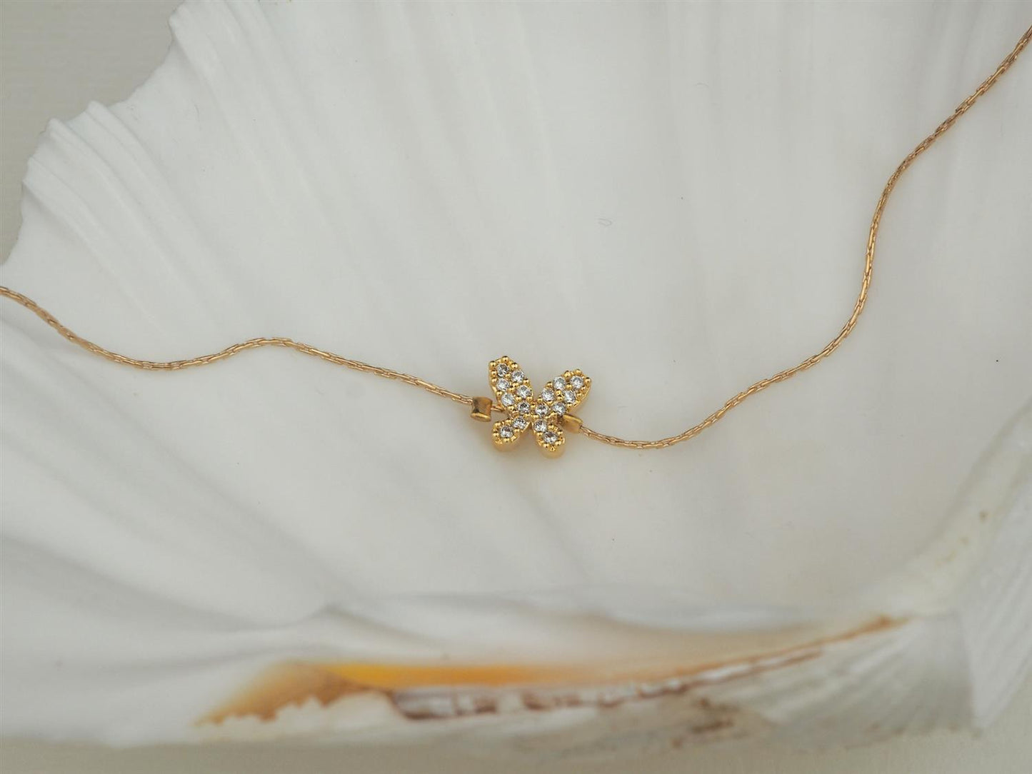 Crystal Butterfly Bracelet