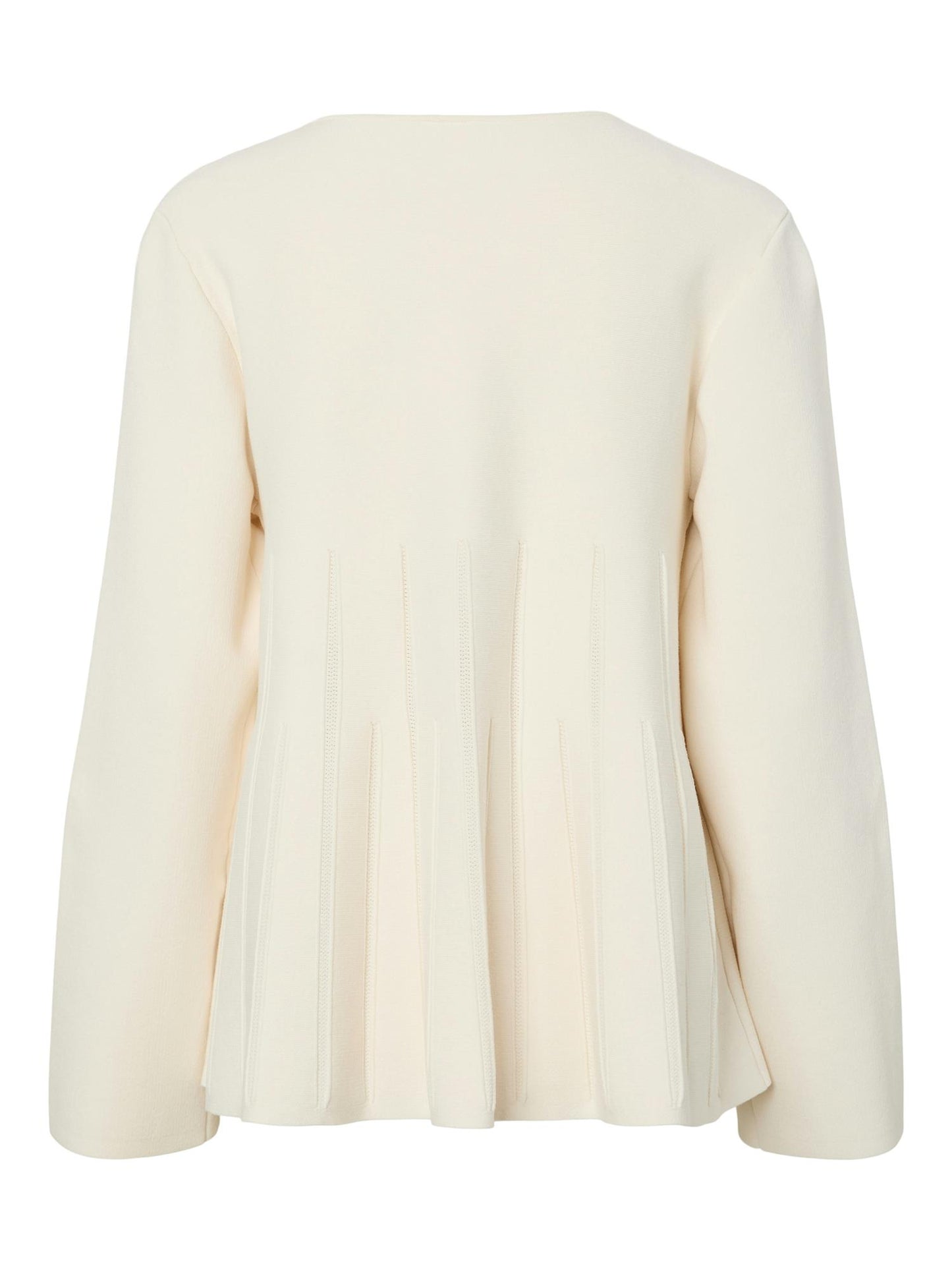 YASMIKLA LS KNIT CARDIGAN - PRISTINE