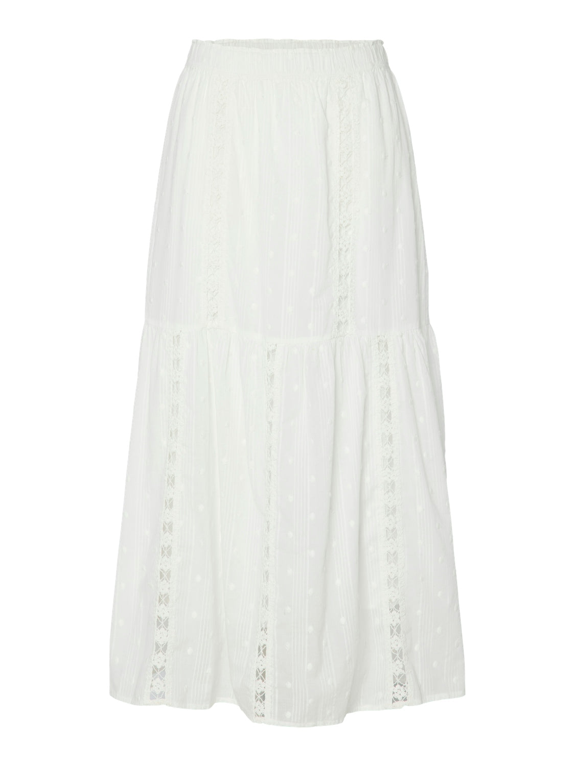 YASTHIA HW ANKLE SKIRT - STAR WHITE