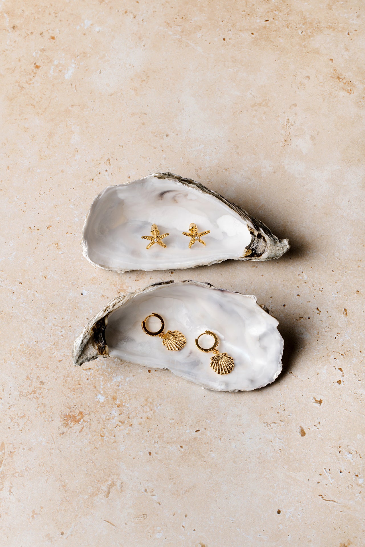 Shell Pave Huggie Hoops