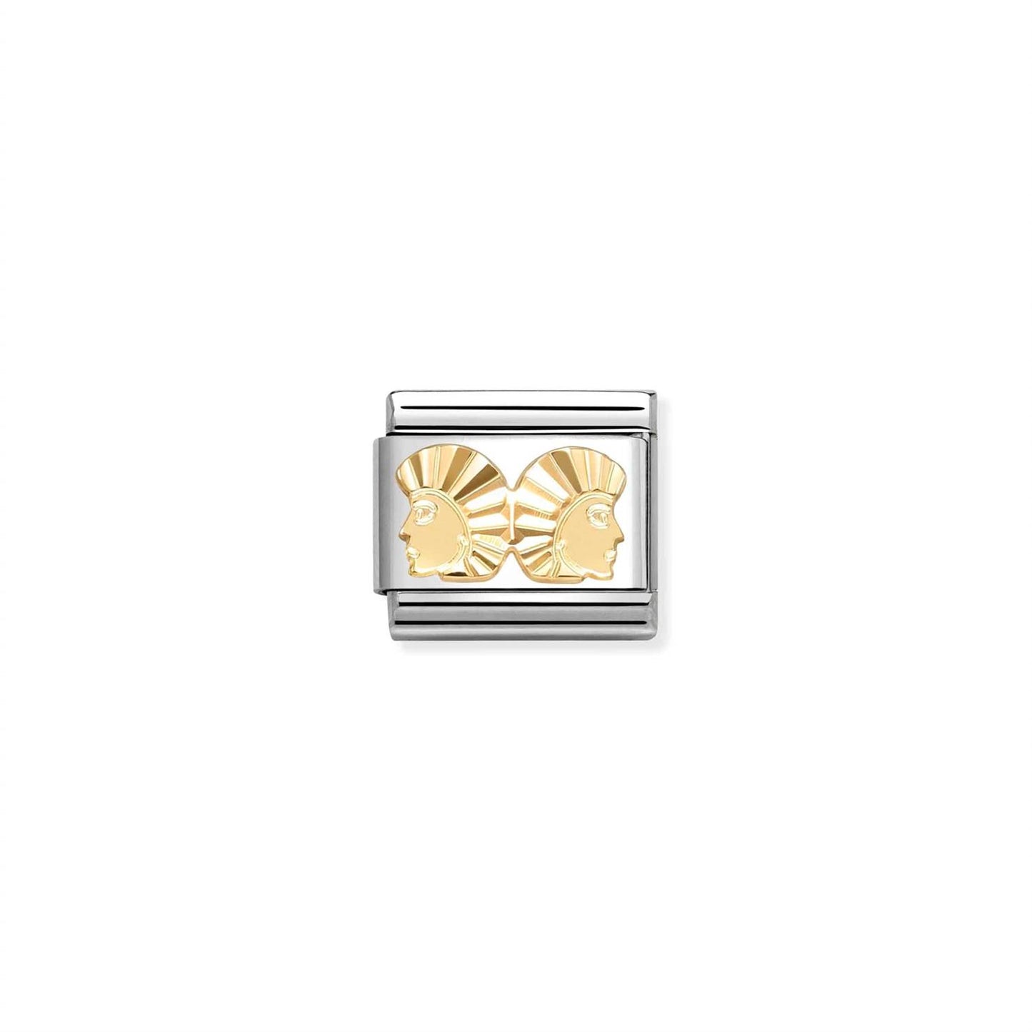 LINK, GEMINI IN GOLD DIAMOND CUT (TVILLINGENE)