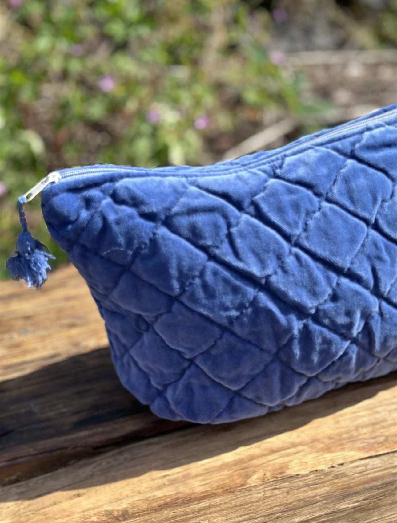 Toalettmappe Velur - Navy