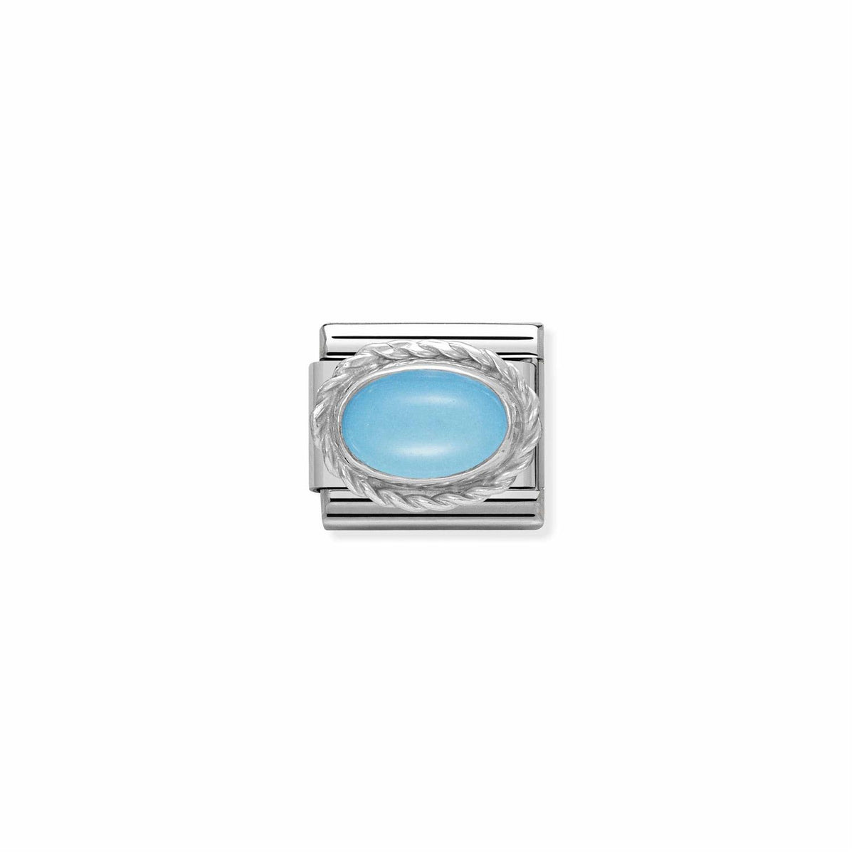 LINK, TURQUOISE OVAL STONE