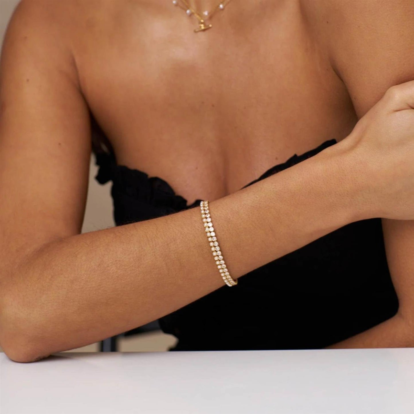 Pearl Tennis Bracelet