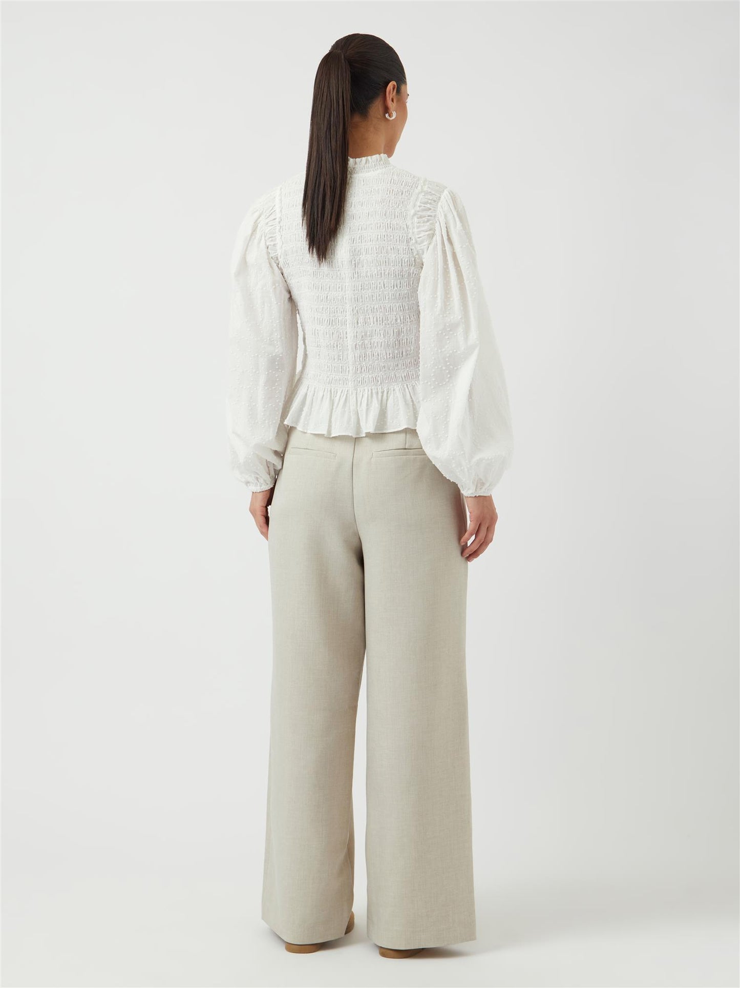 YASSAU LS TOP - STAR WHITE
