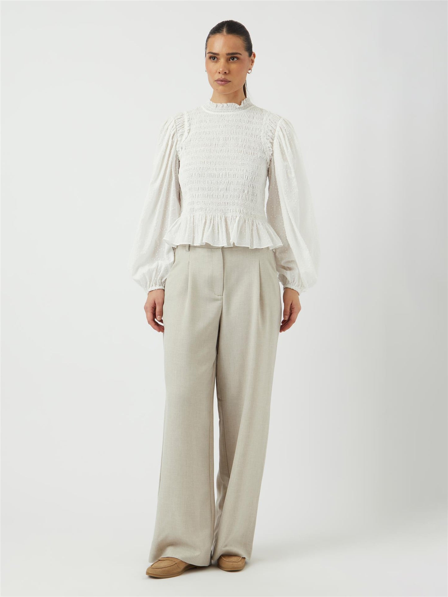 YASSAU LS TOP - STAR WHITE