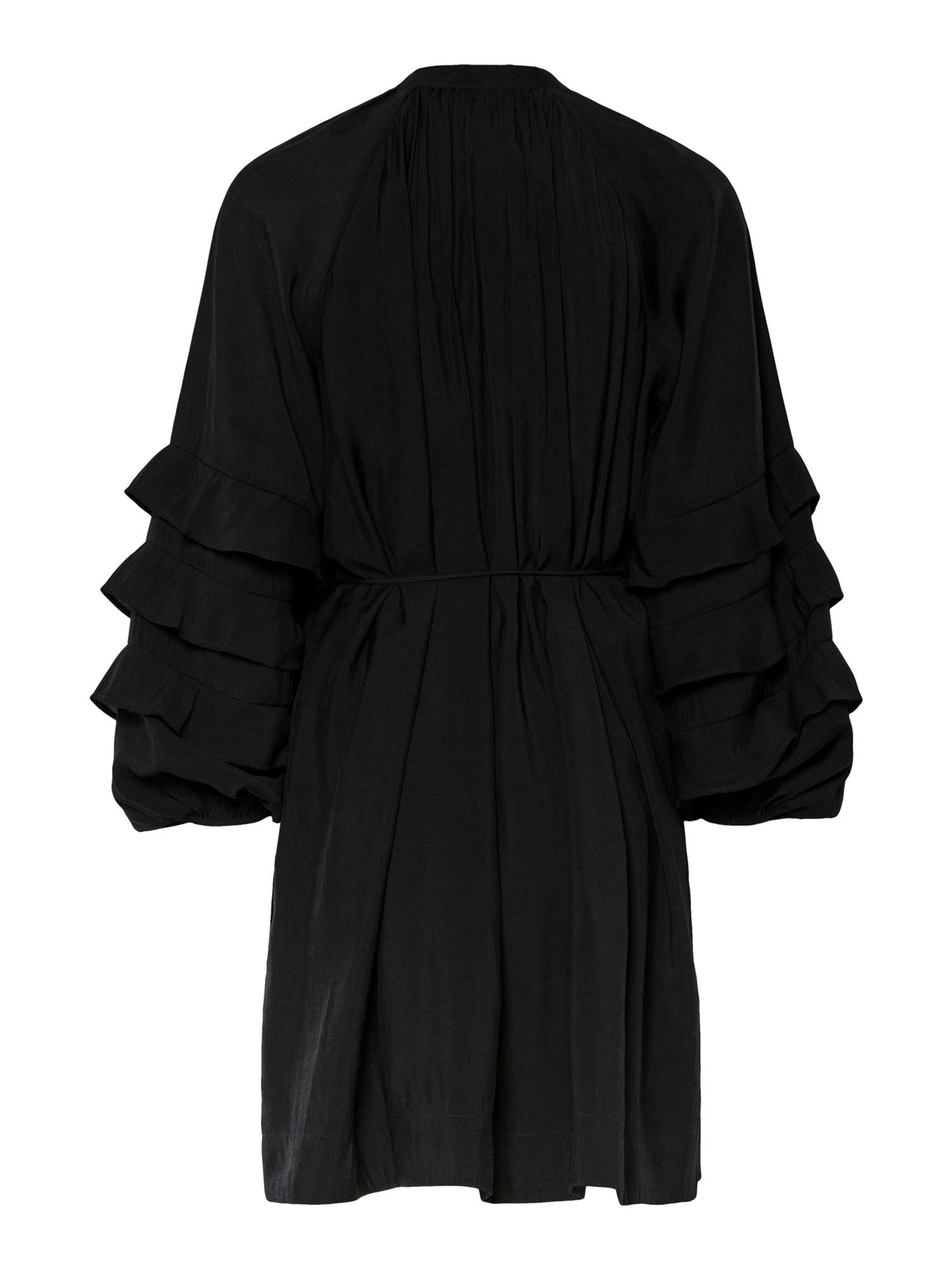 YASTEMURA LS DRESS S - BLACK
