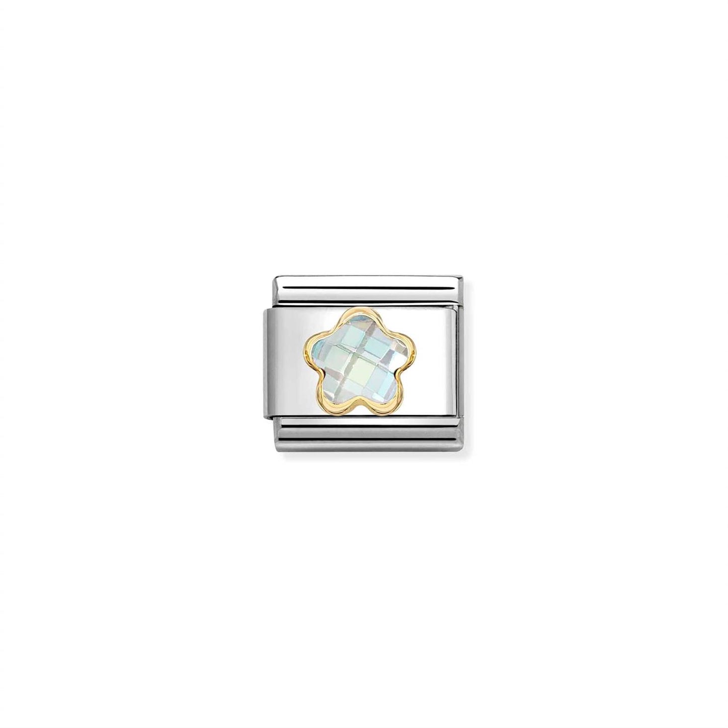 LINK, WHITE FLOWER IN GOLD