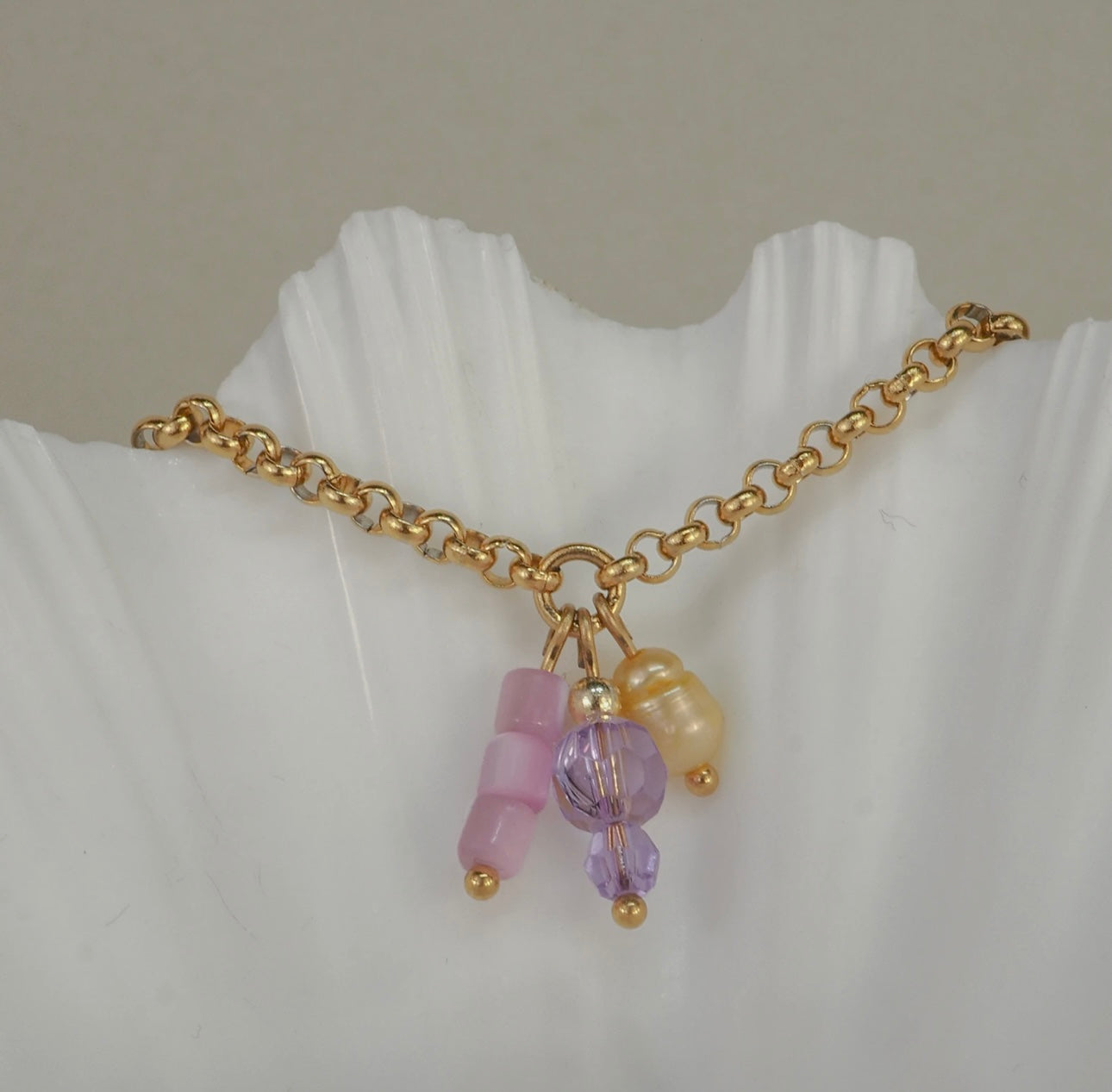 Rolo Charm Pastel Bracelet