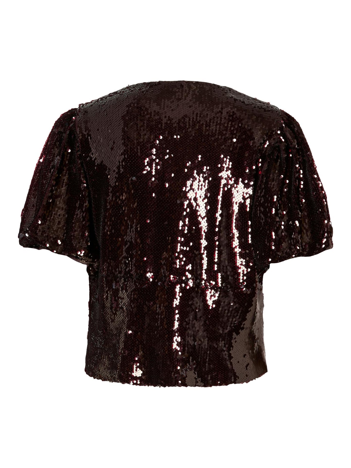 YASROYALINA 2/4 SEQUIN TOP - PORT ROYALE