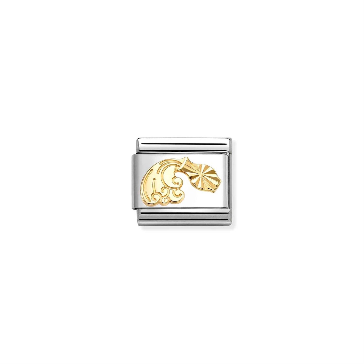 LINK, AQUARIUS IN GOLD DIAMOND CUT (VANNMANNEN)