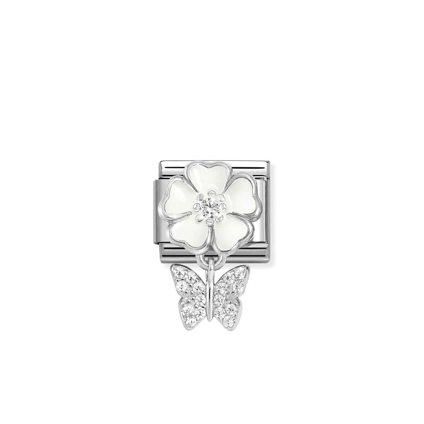 LINK, WHITE FLOWER BUTTERFLY