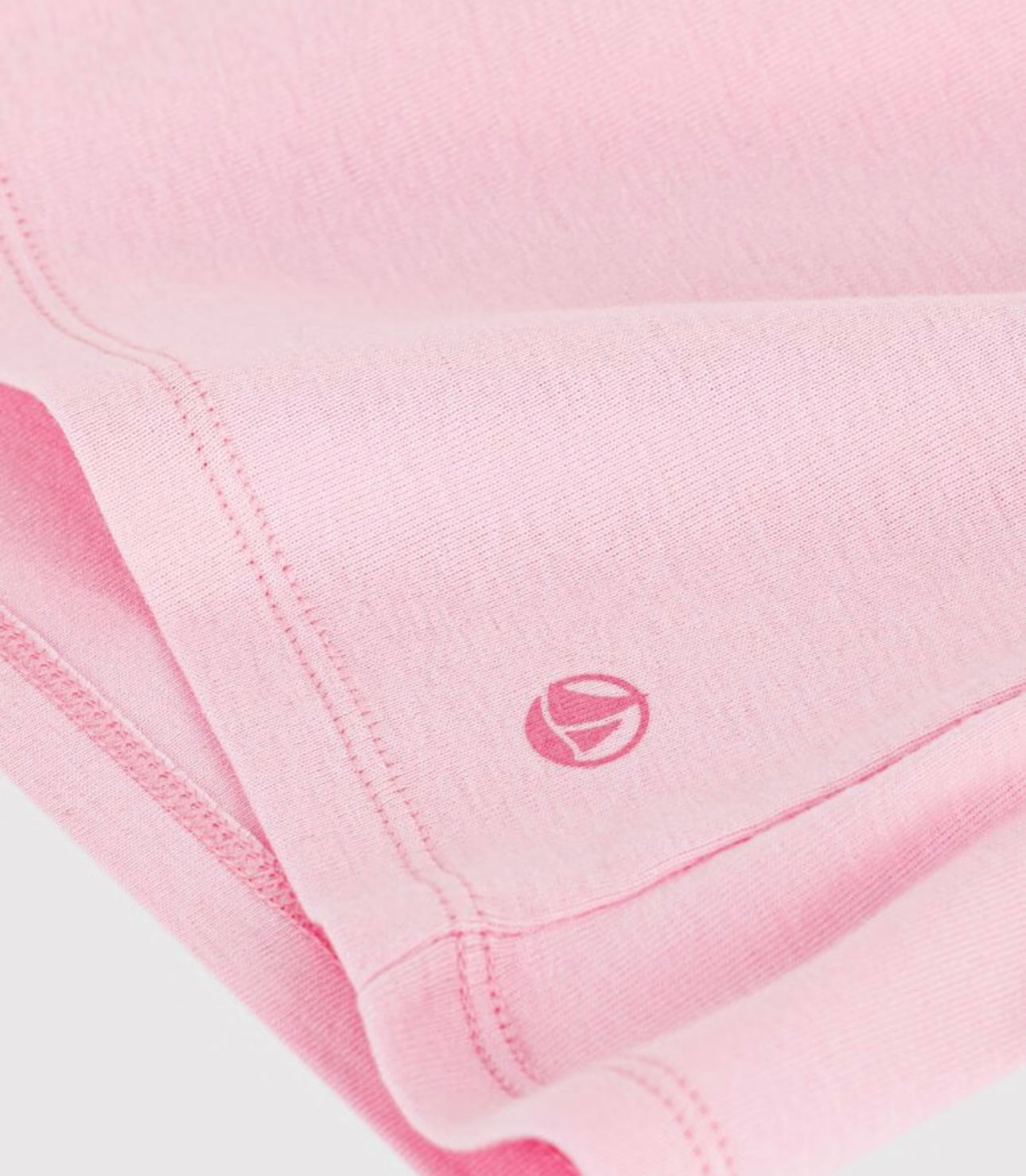 Tee-Shirt Pointelle Round Neck - Bubblegum Pink