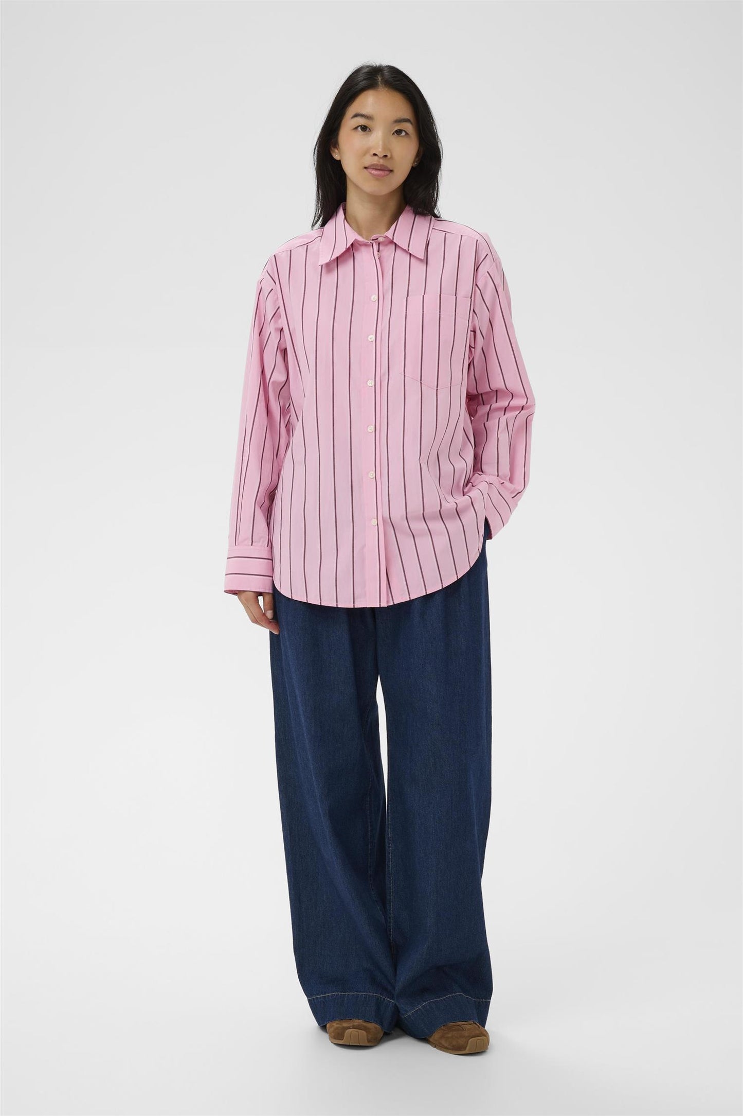 AnabellaPW Shirt - Pink Stripe