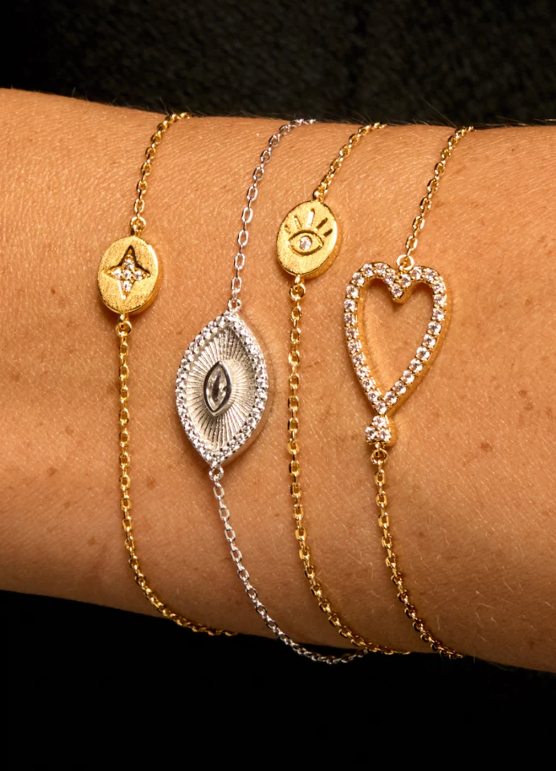 Twin Hearts Bracelet