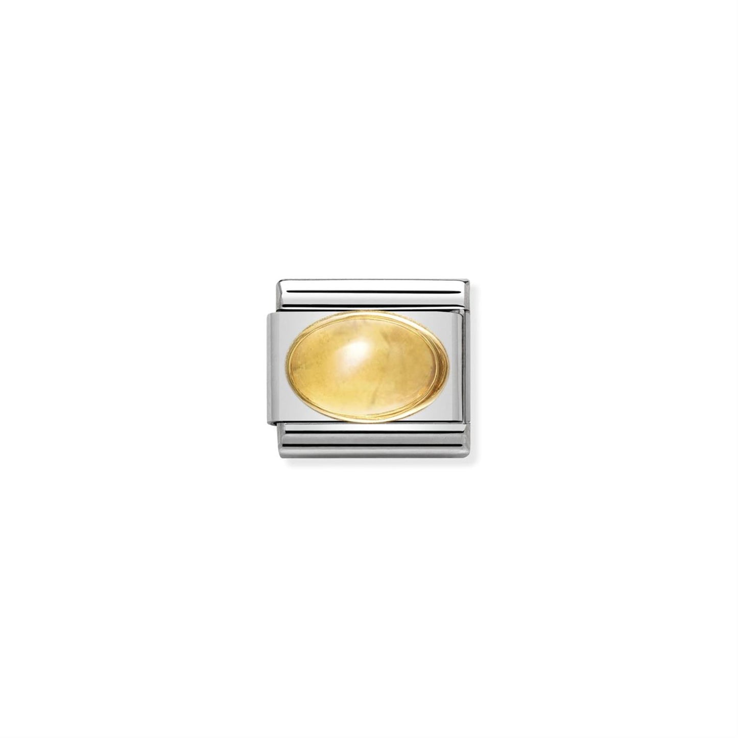 LINK, CITRINE OVAL STONE