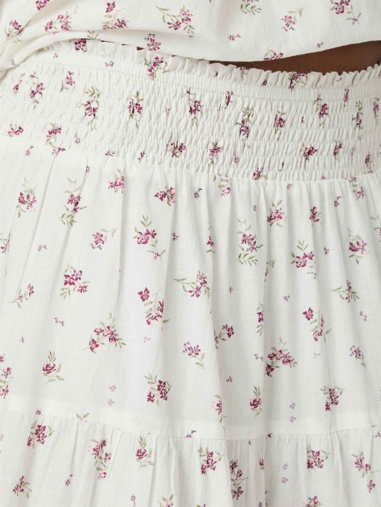 Asta Small Blossom Skirt - Creme