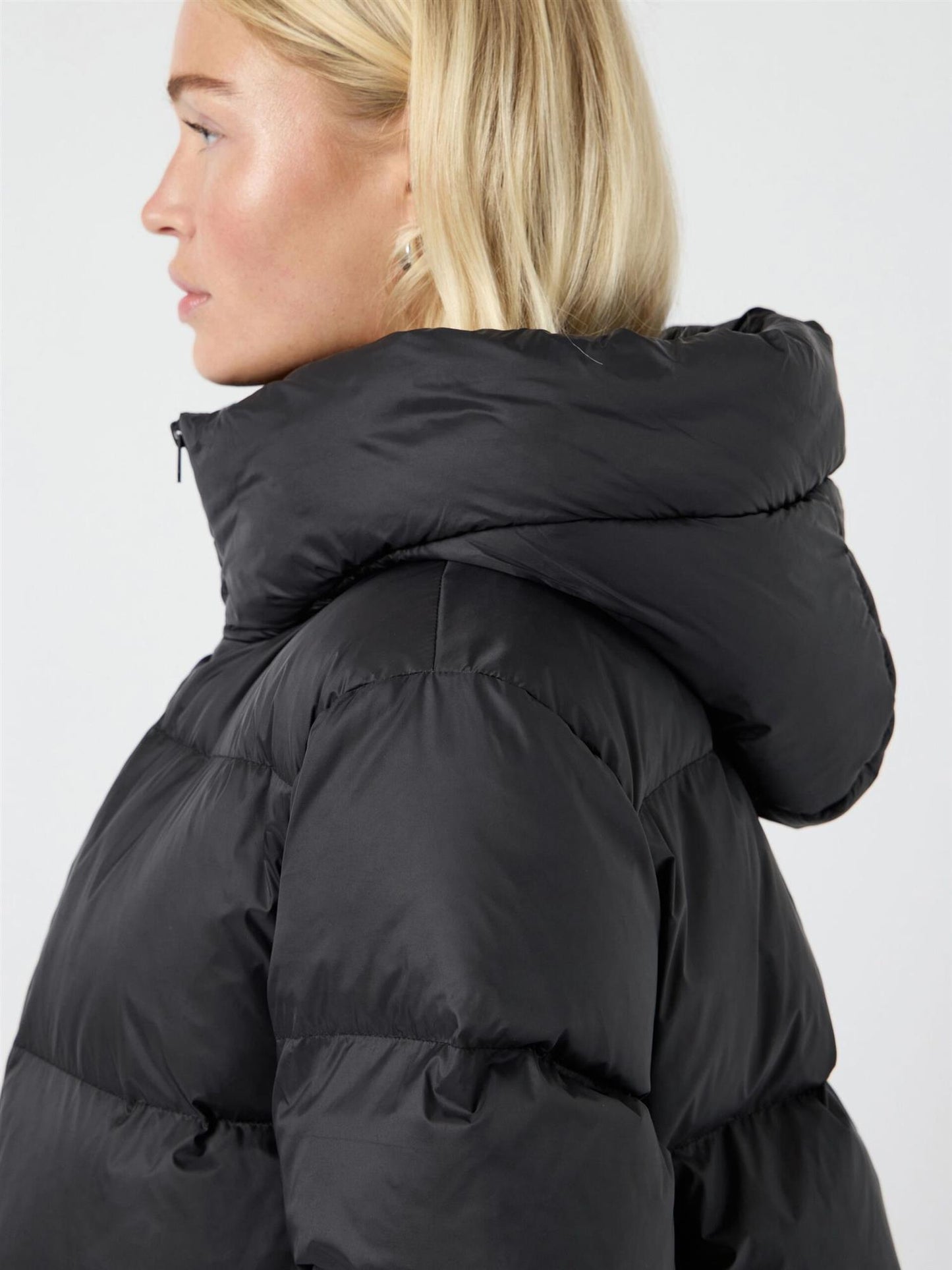 YASPOPPEL DOWN BLEND JACKET - BLACK