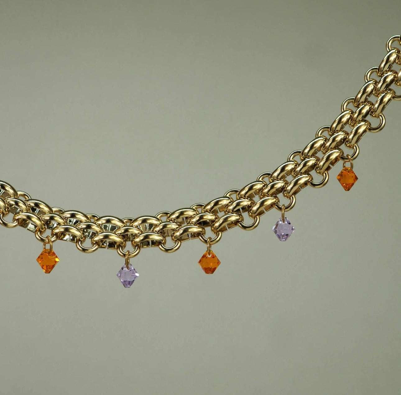 Gem Drop Pastel Necklace