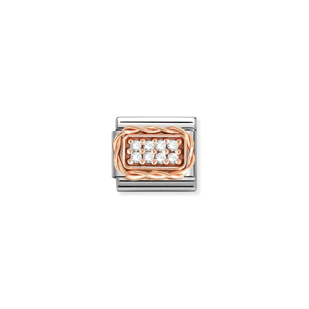 LINK, ROSEGOLD RICH PAVE
