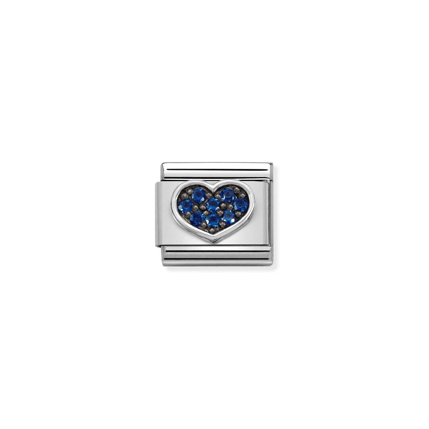 LINK, HEART BLUE ZIRCONA