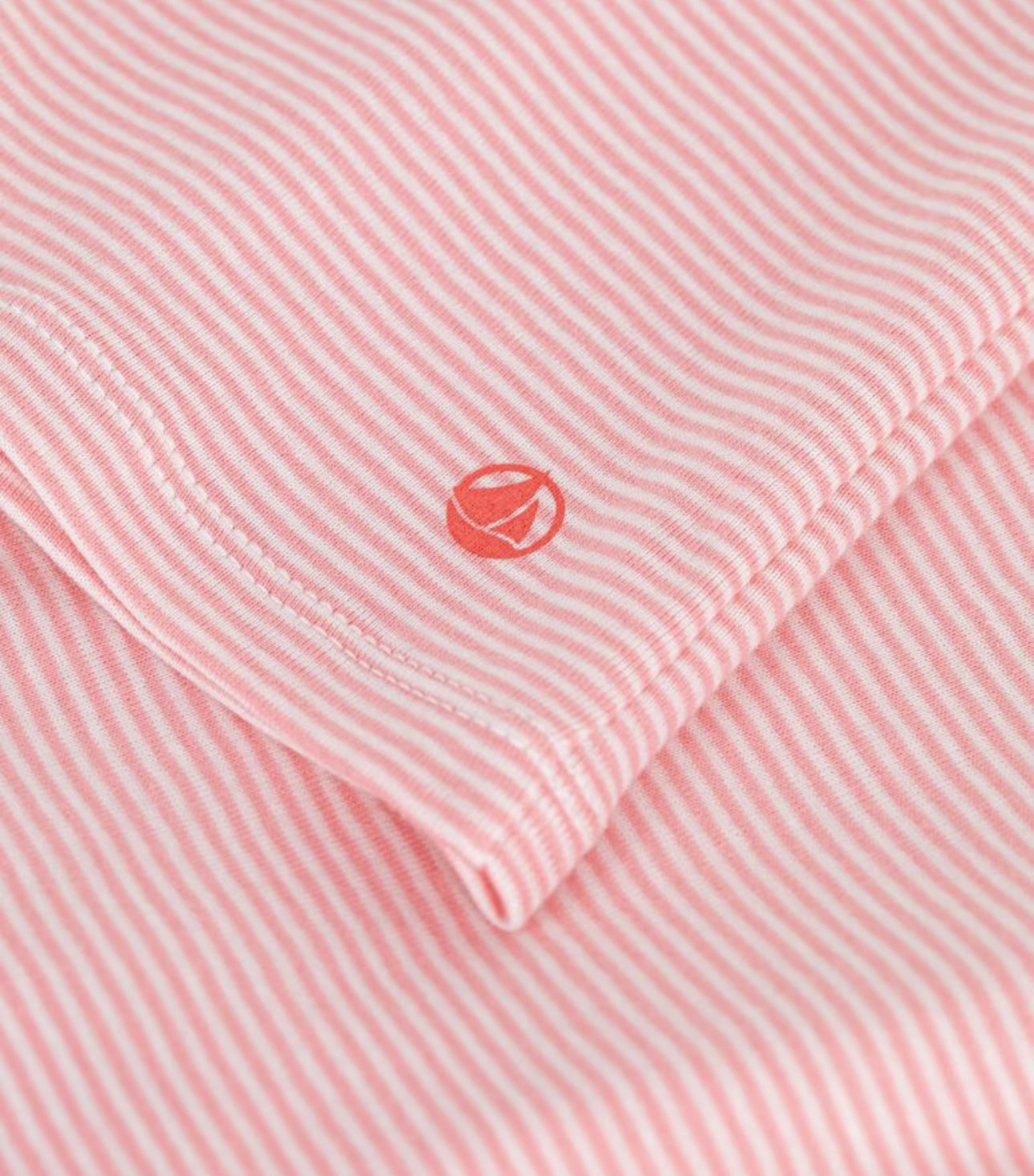 Tee-Shirt Round Neck MC - Pink Stripe