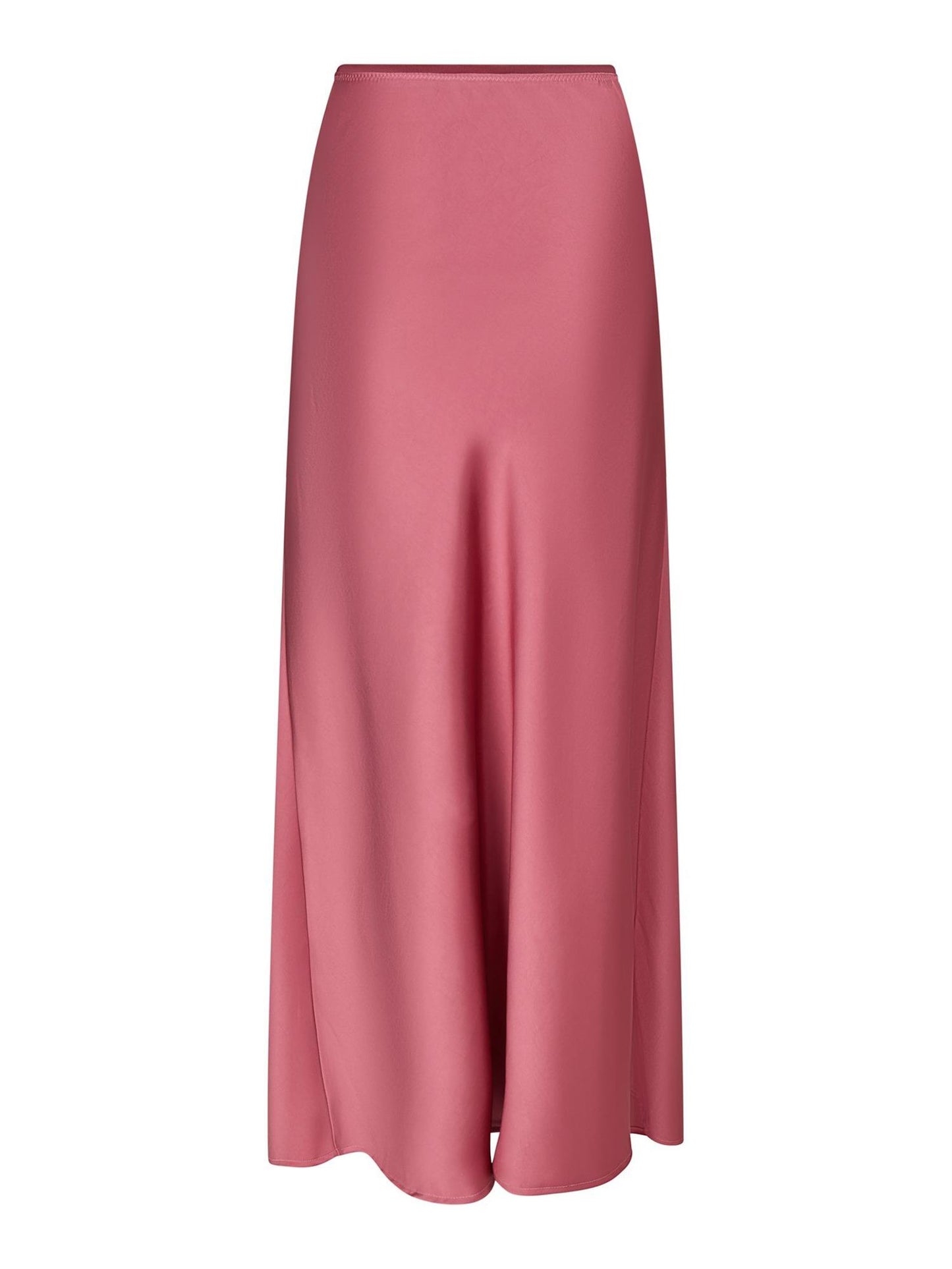 Vicky Heavy Sateen Skirt - Cherry Pink