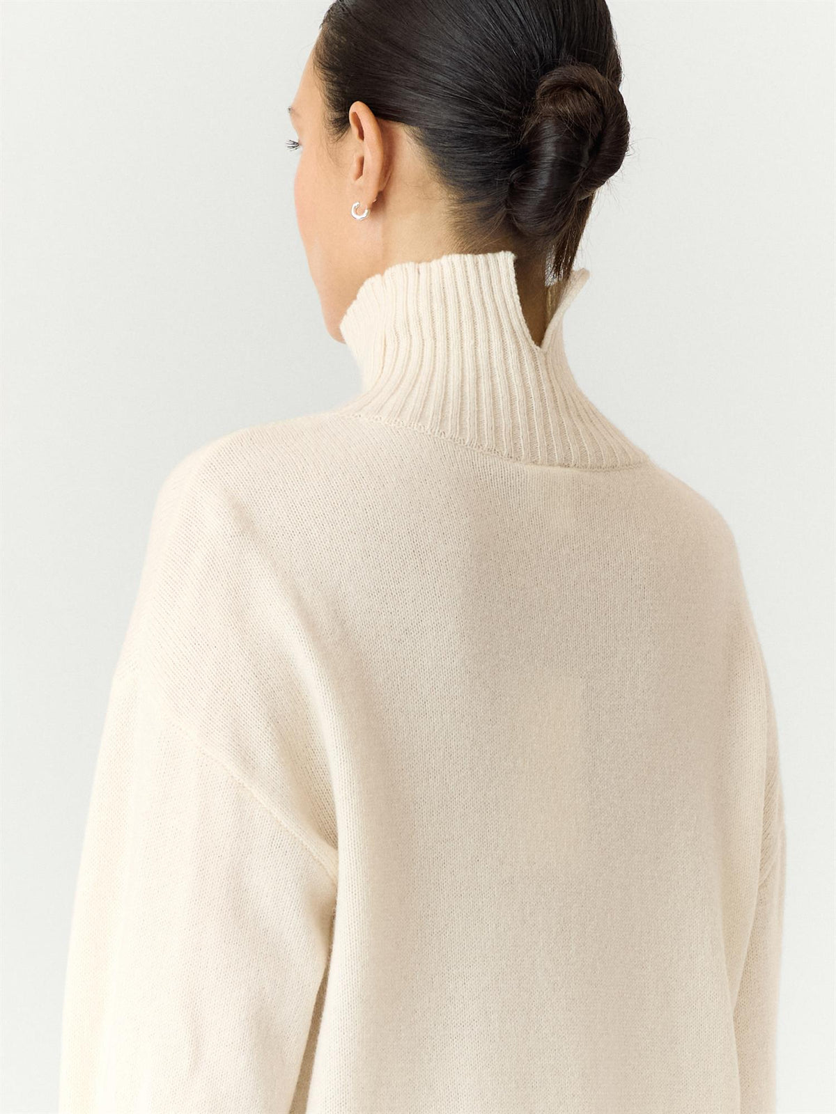 YASBRUSH LS KNIT WOOL PULLOVER - PRISTINE