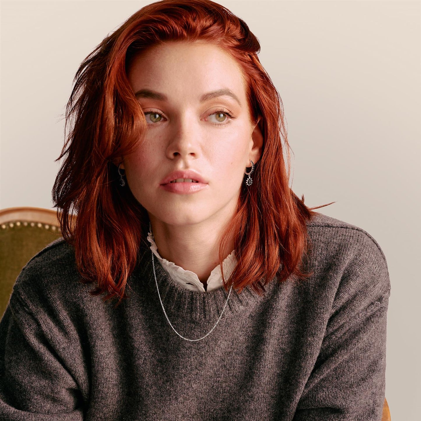 Charm Necklace Figaro Silver (40cm - 45cm)