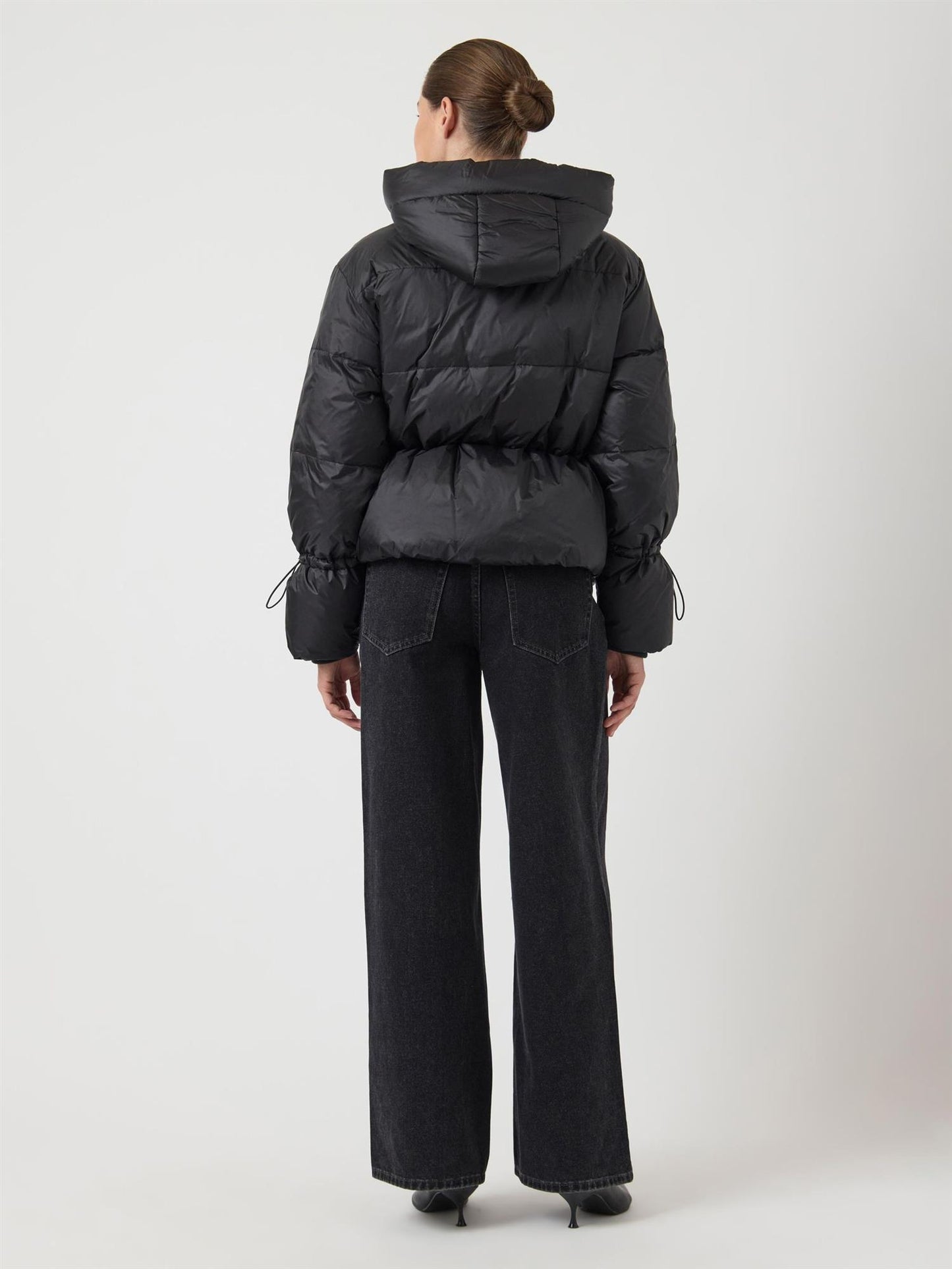 YASPOPPEL DOWN BLEND JACKET - BLACK