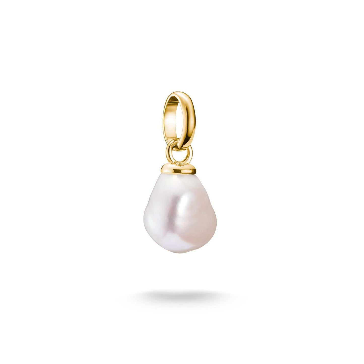 Charm Pendant Freshwater Pearl Connect Gold-plated