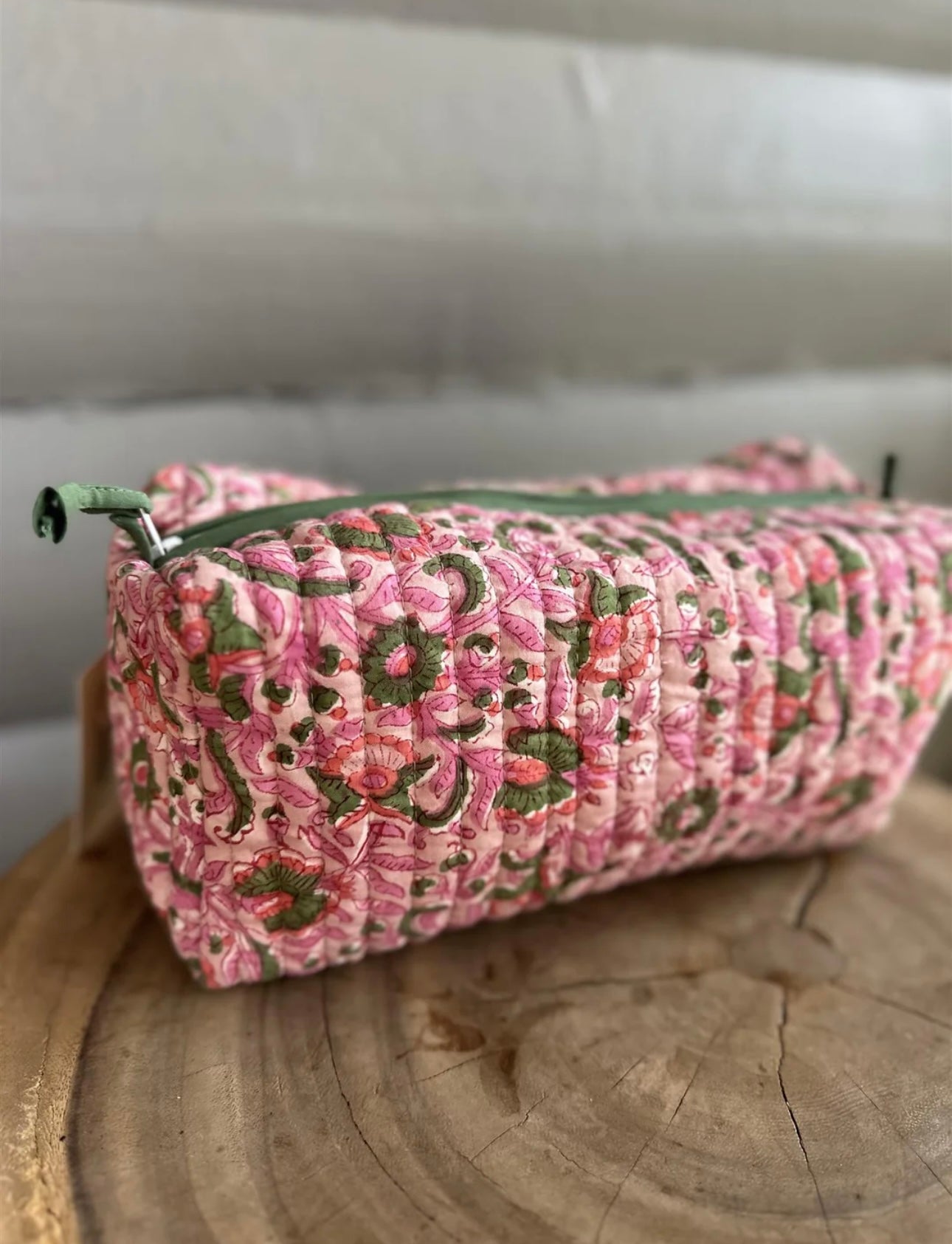 Toalettmappe Blokktrykket - Brahmi