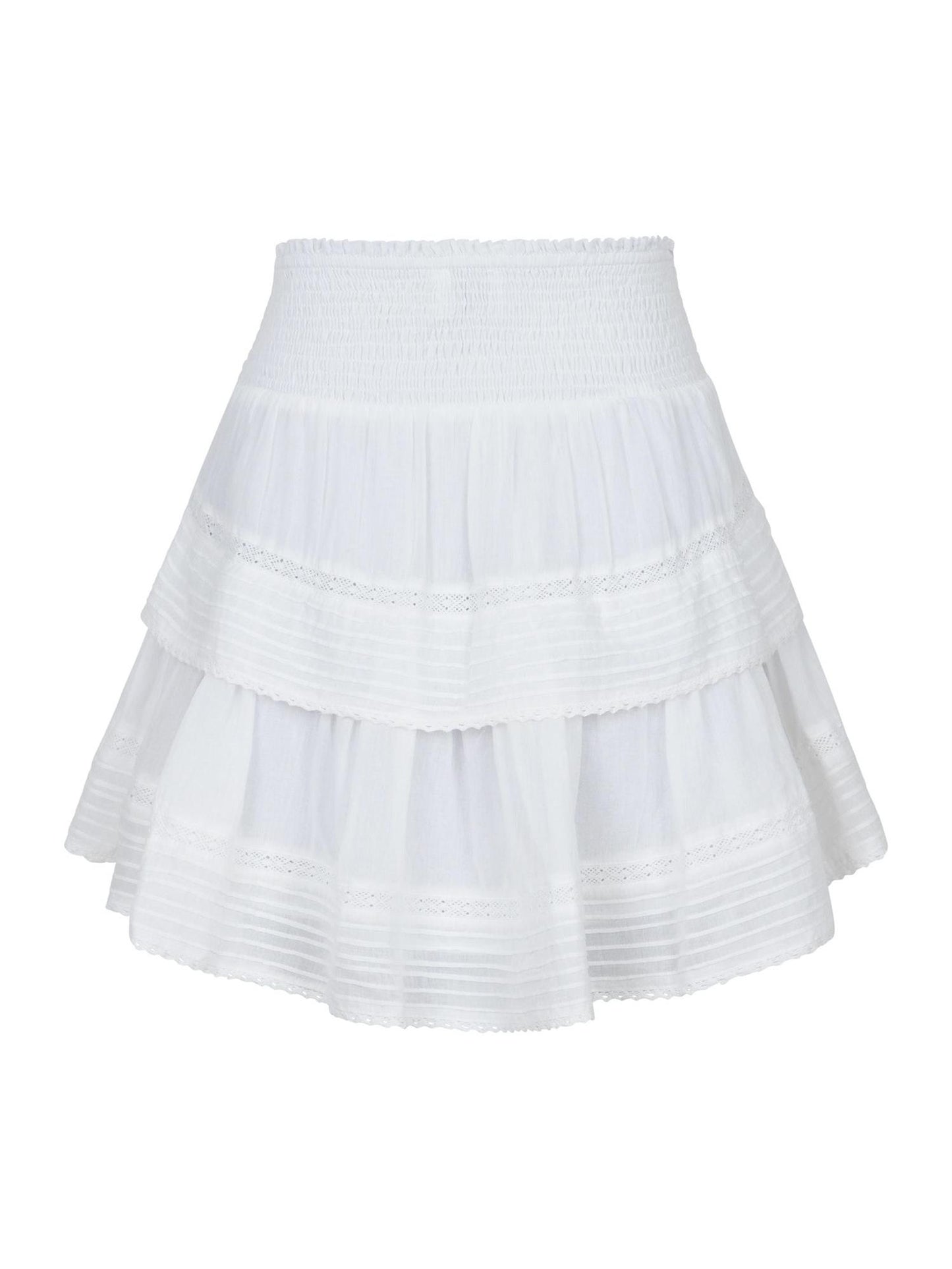 Kenia S Voile Skirt - White