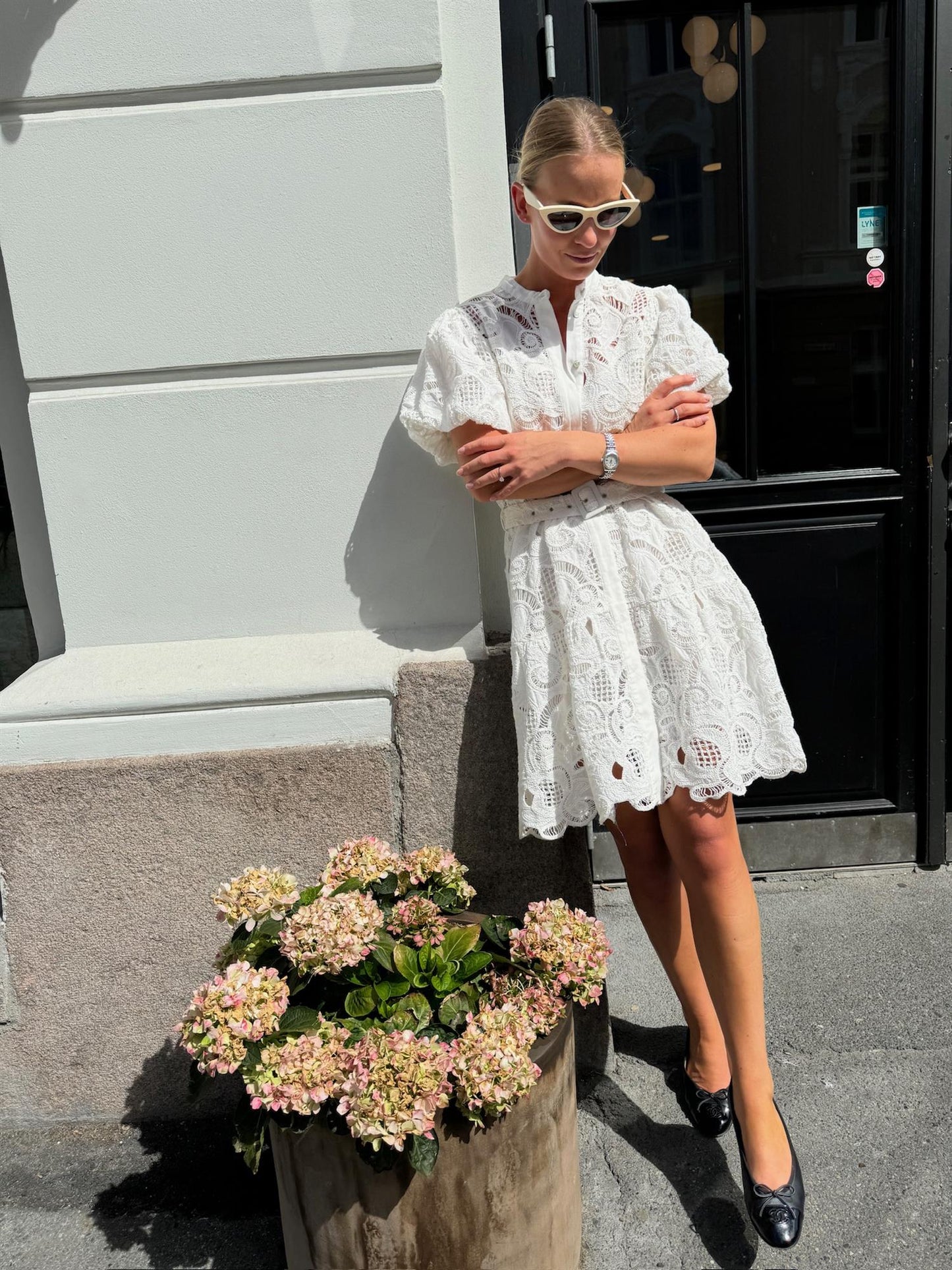 YASSANA SS DRESS - STAR WHITE