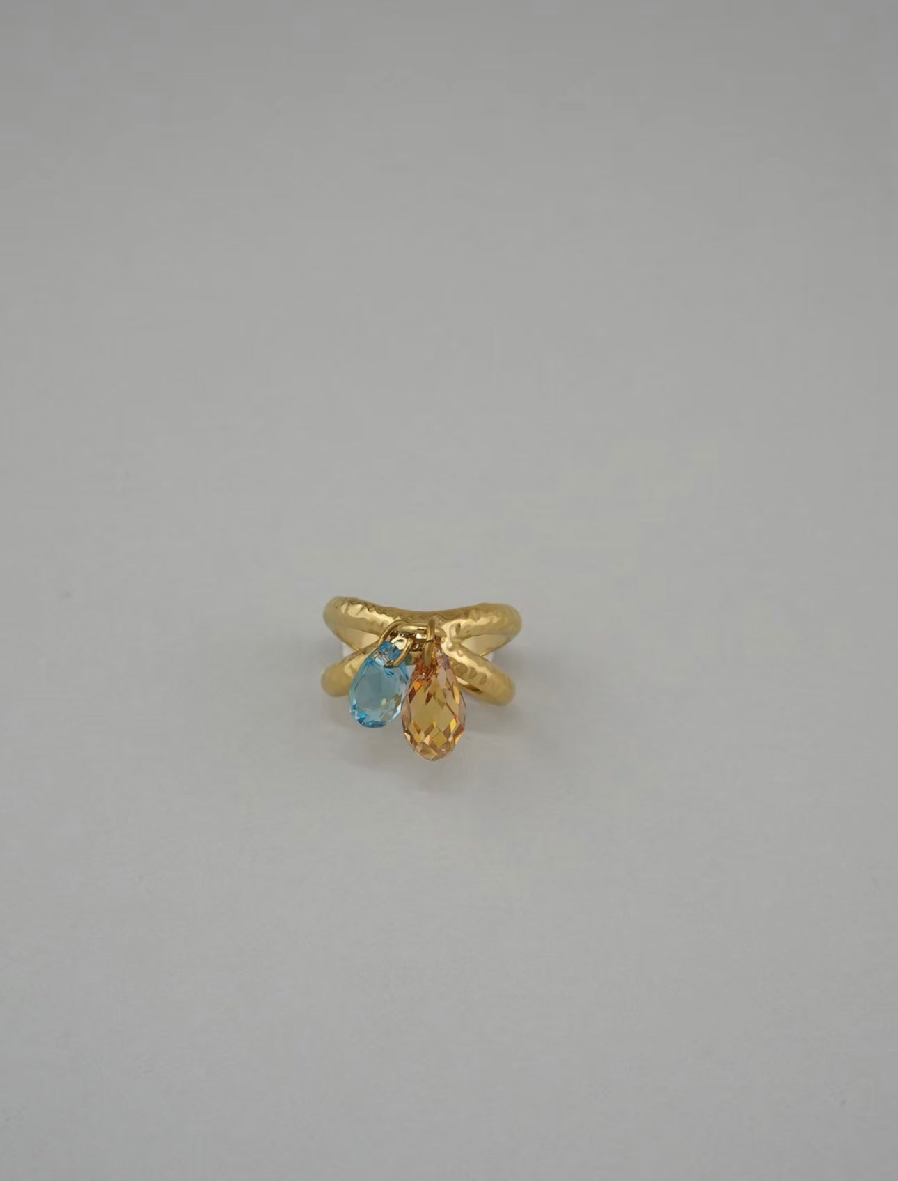 Cross Band Costal Glow Ring