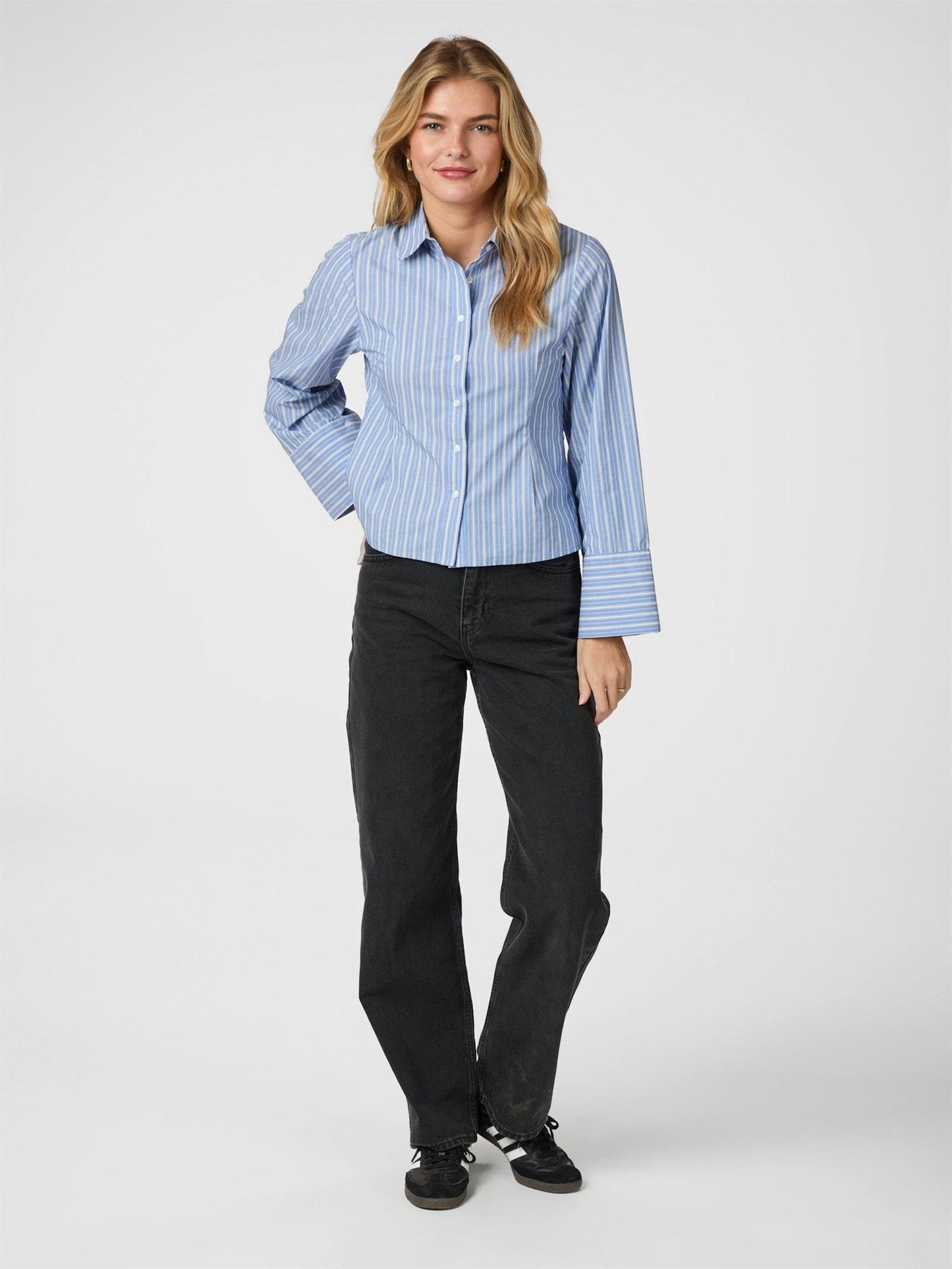 Rosa Stripe Shirt - Blue