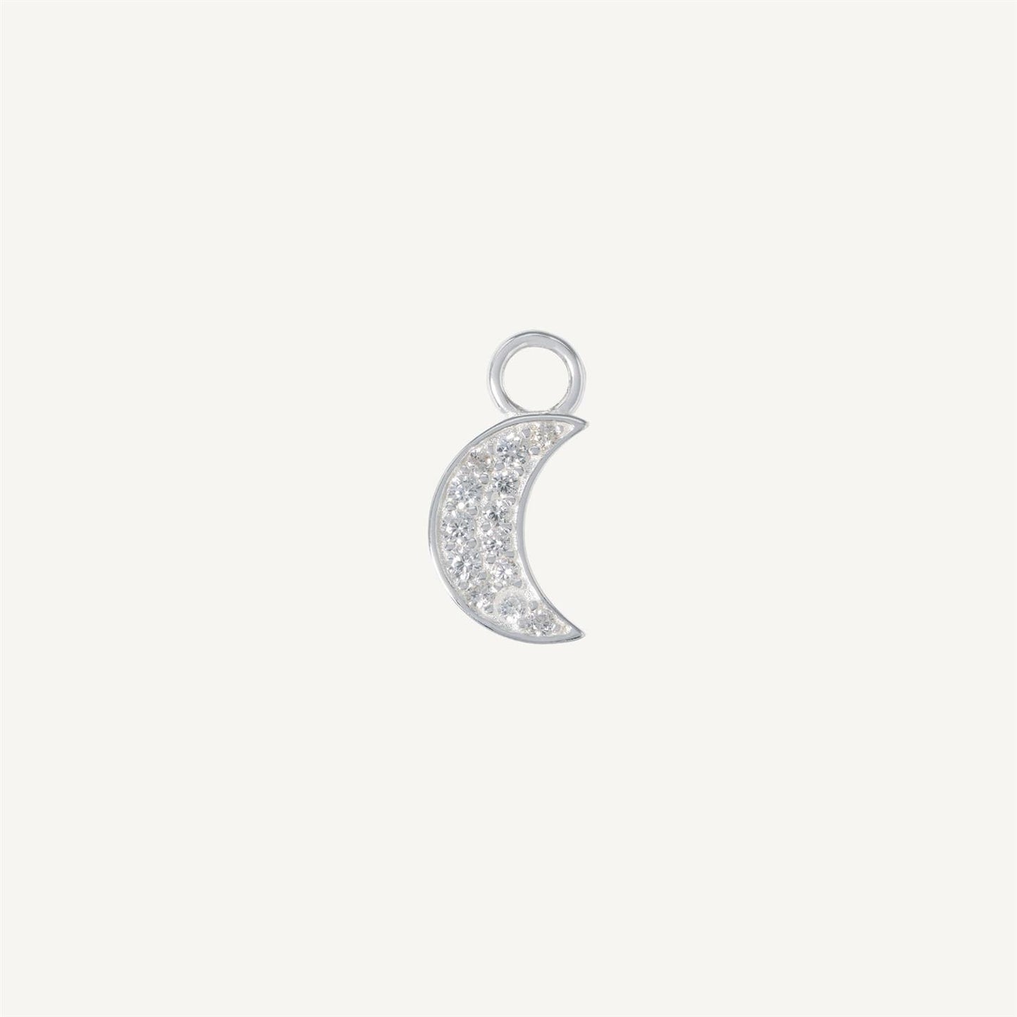 Elise Charm Silver White