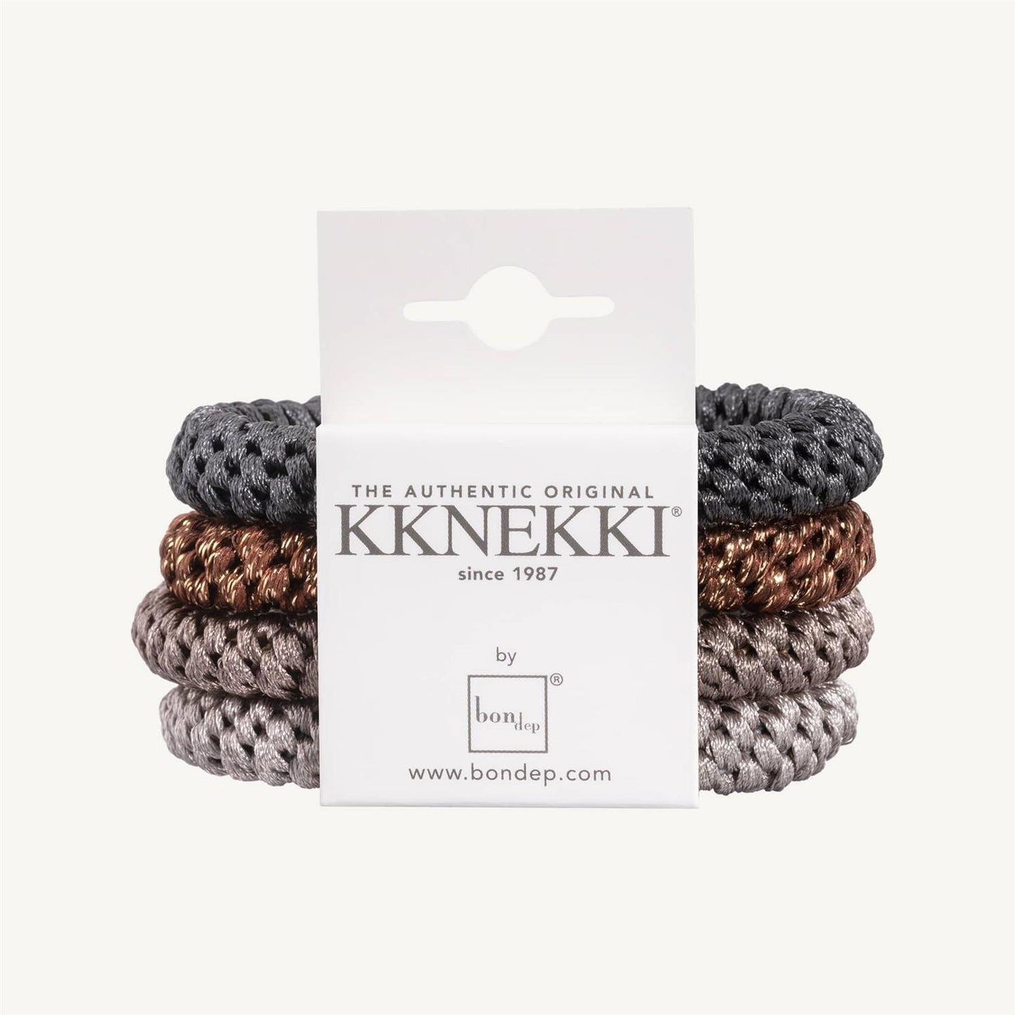 Kknekki 4pk Taupe/Charcoal/Brown