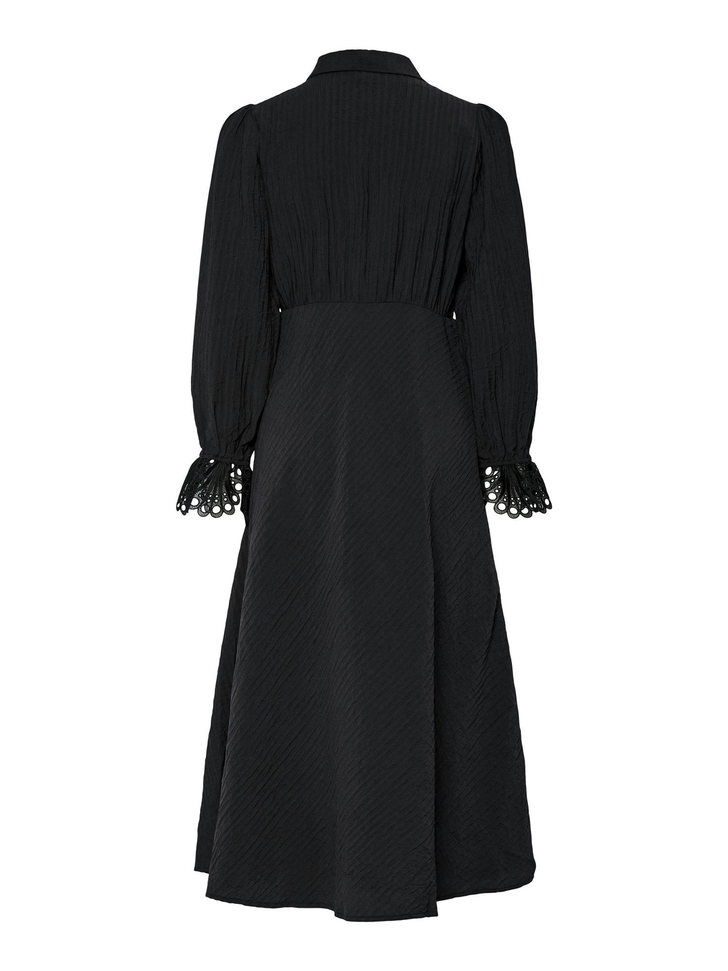 YASANISA LS LONG DRESS - BLACK