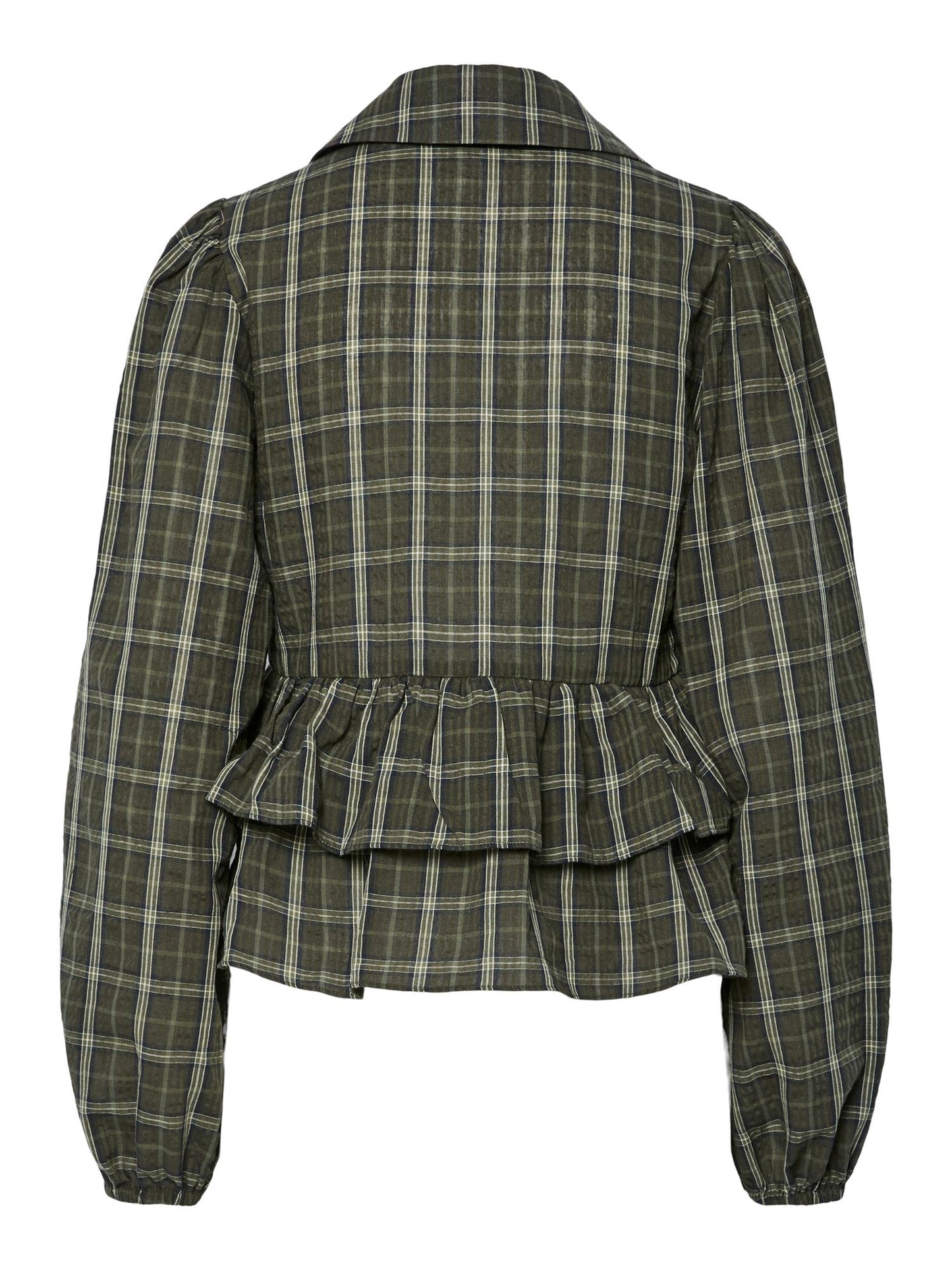 YASCINNA LS TIE TOP - FOREST NIGHT