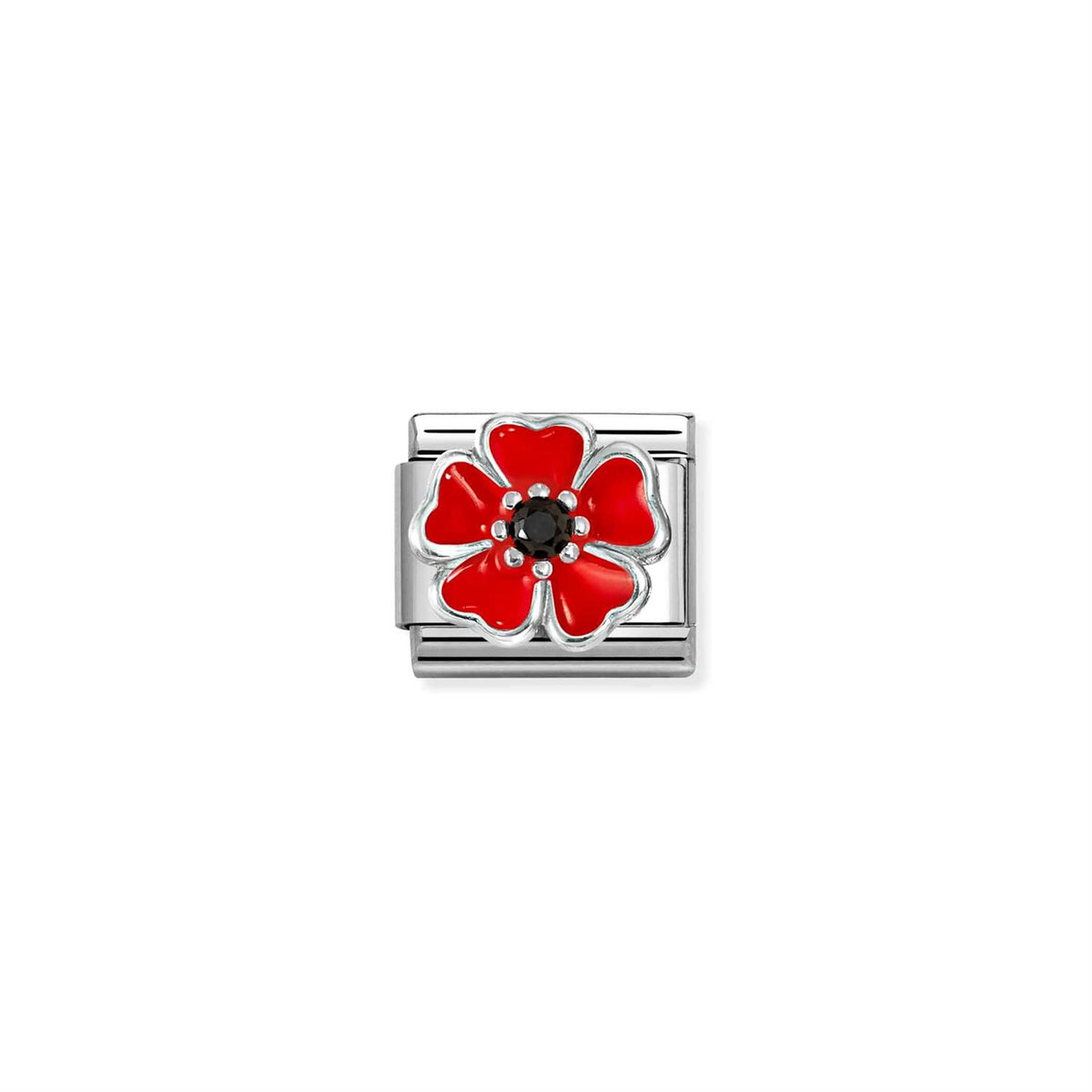 LINK, SILVER BIG RED FLOWER