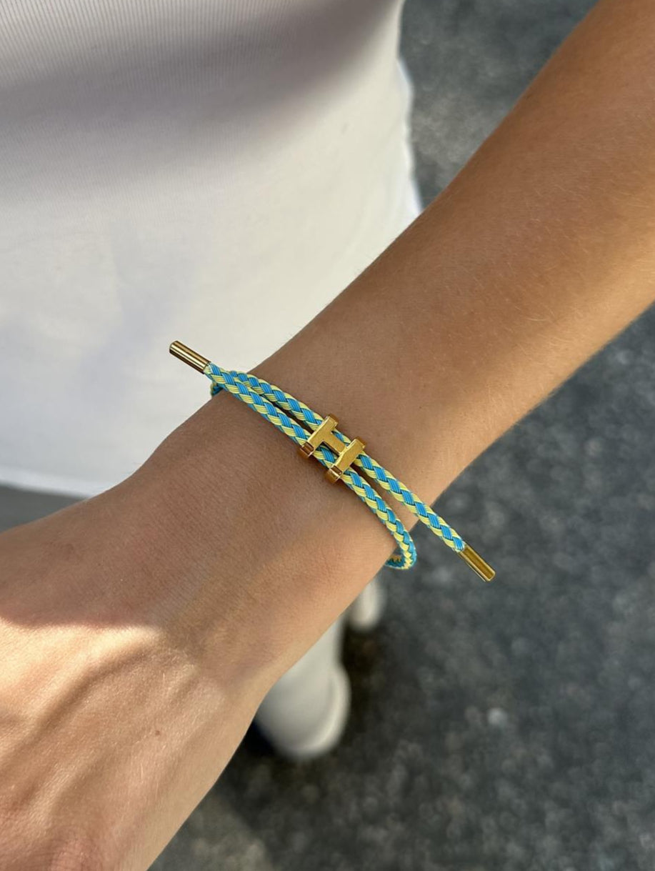DaLola H Bracelet - Blue & Yellow