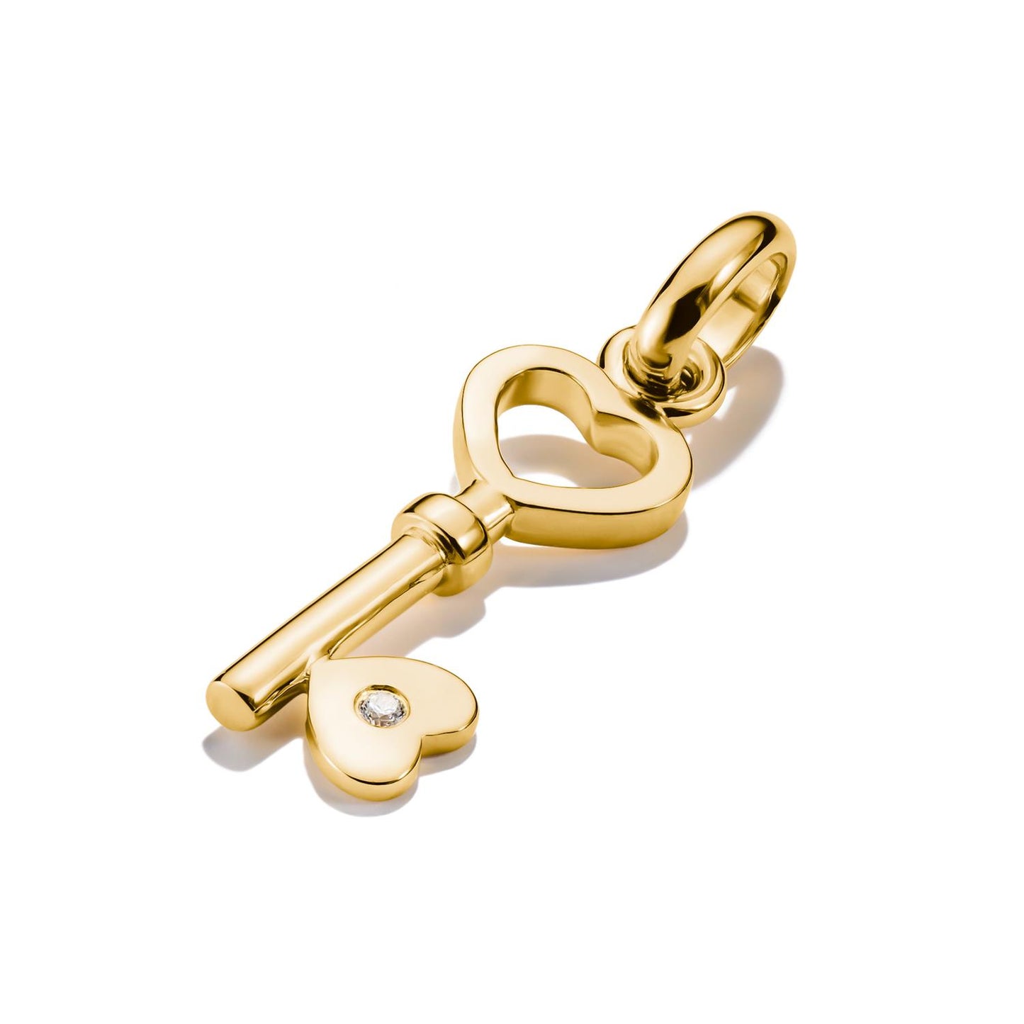 Charm Pendant Love Key Connect Gold-plated