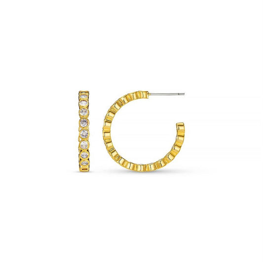Crystal Tennis Mid Size Hoops